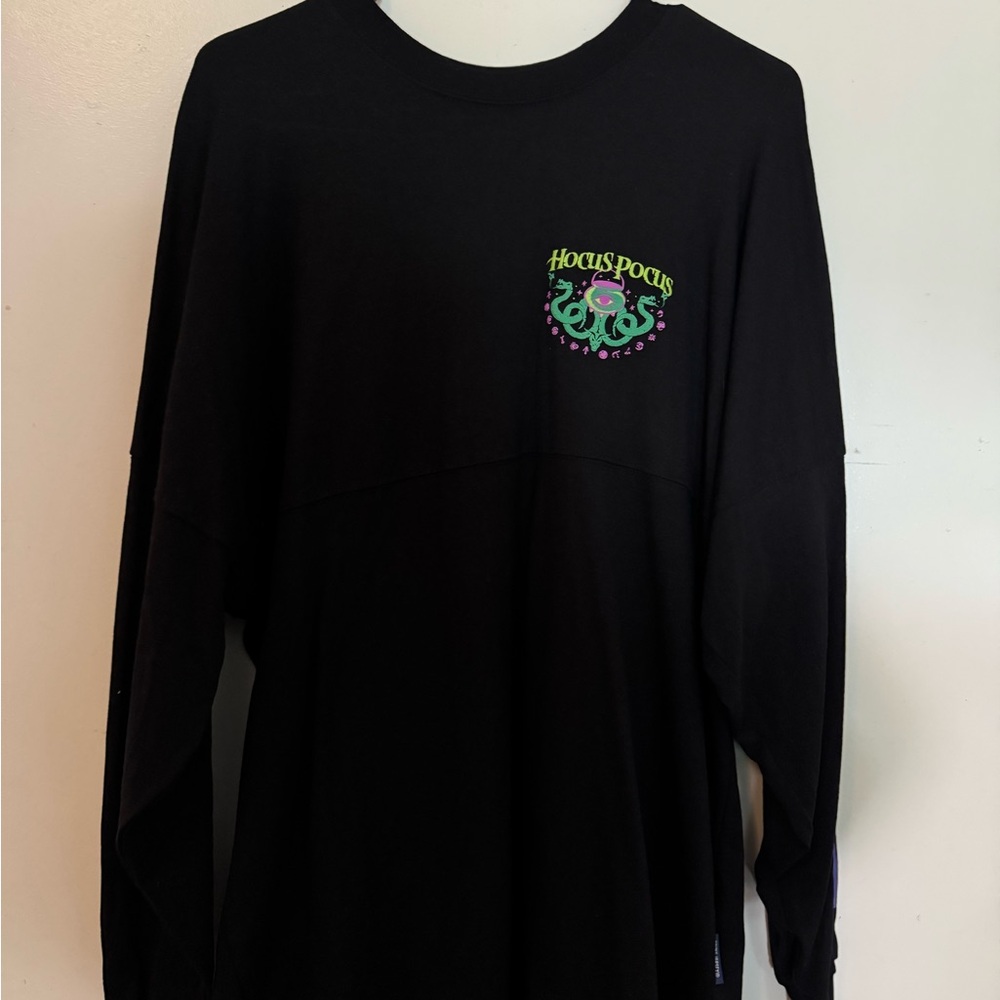 Disney Black Long Sleeve Shirt with Hocus Pocus Design